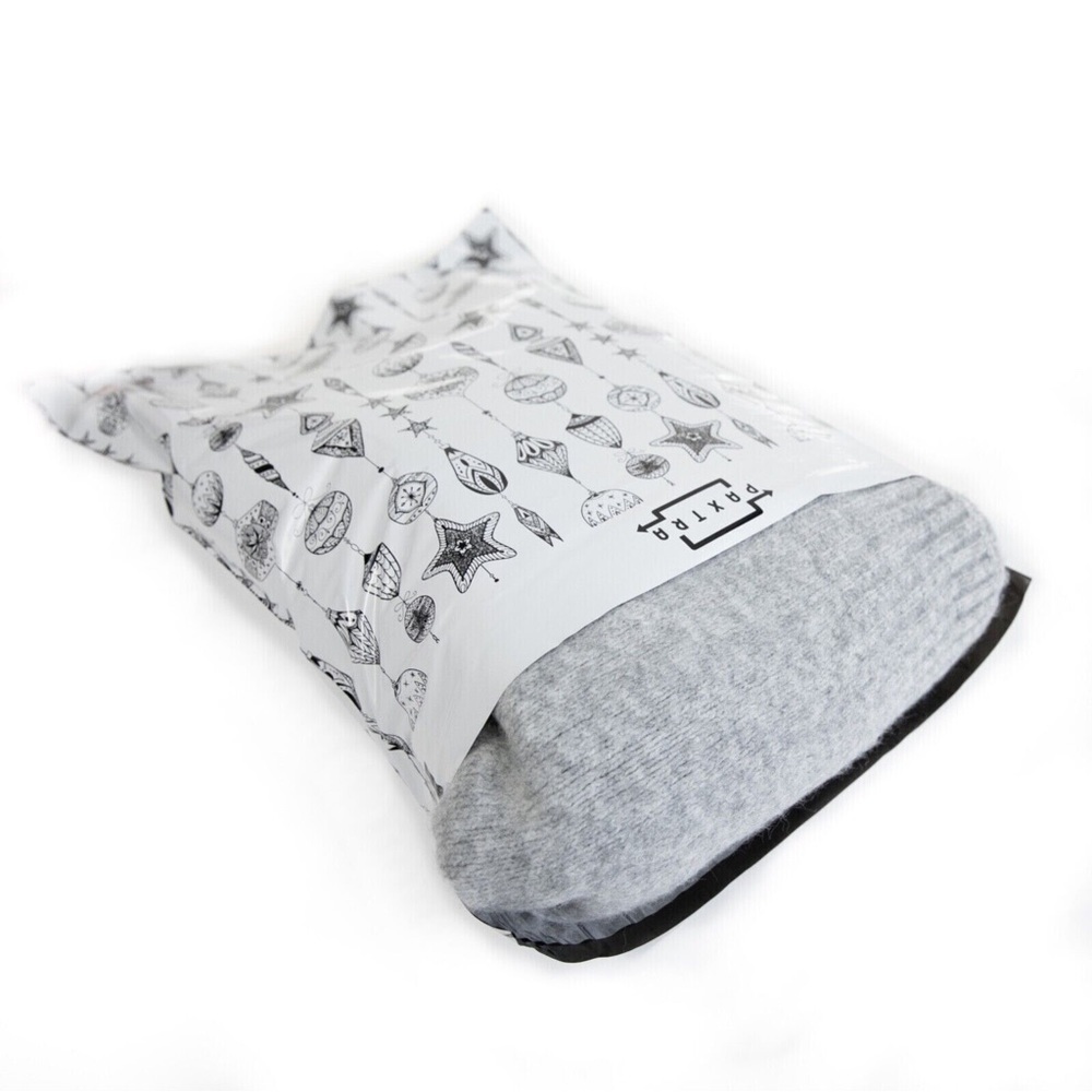 25 12x15 inches Christmas print holidays print polymailers plastic shipping bags